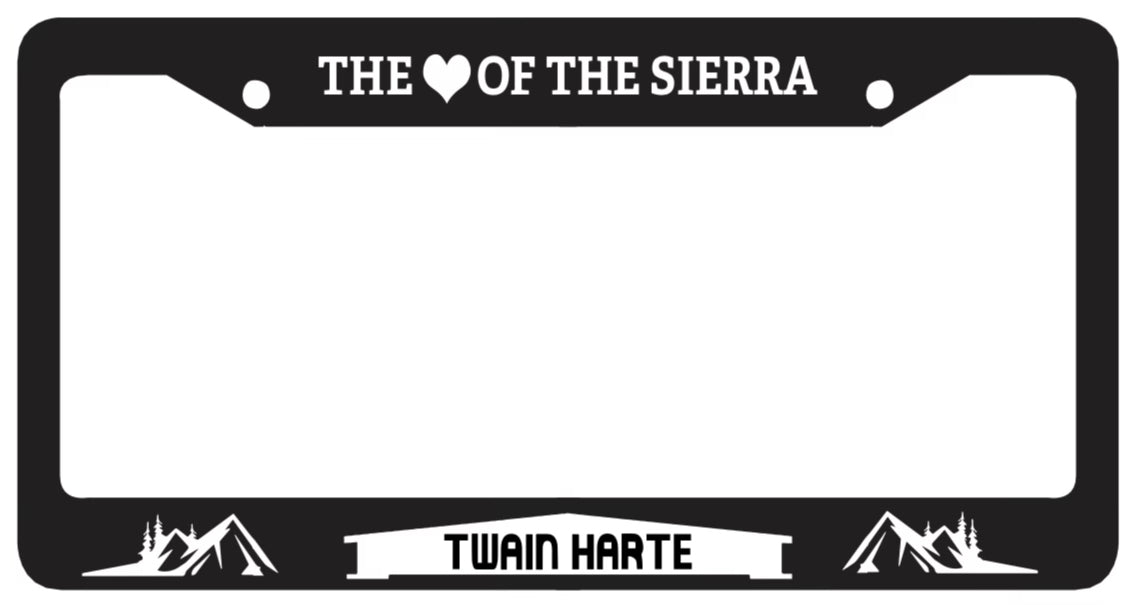 Harte of The Sierra License Plate Frame